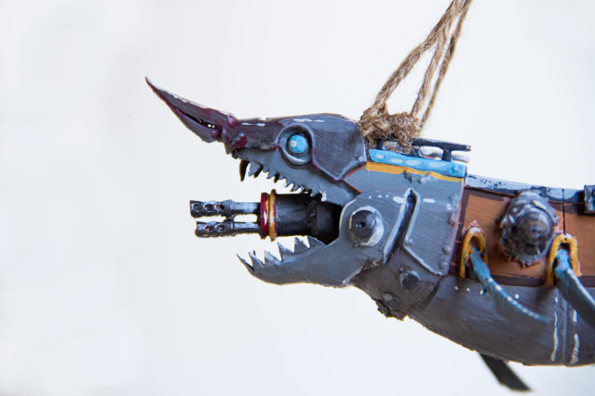 Flying Shark Pirate Ship | Digital Product 👾