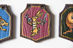 Bookshelf Guardian with Butt Trumpet Banner