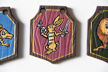 Bookshelf Guardian with Butt Trumpet Banner