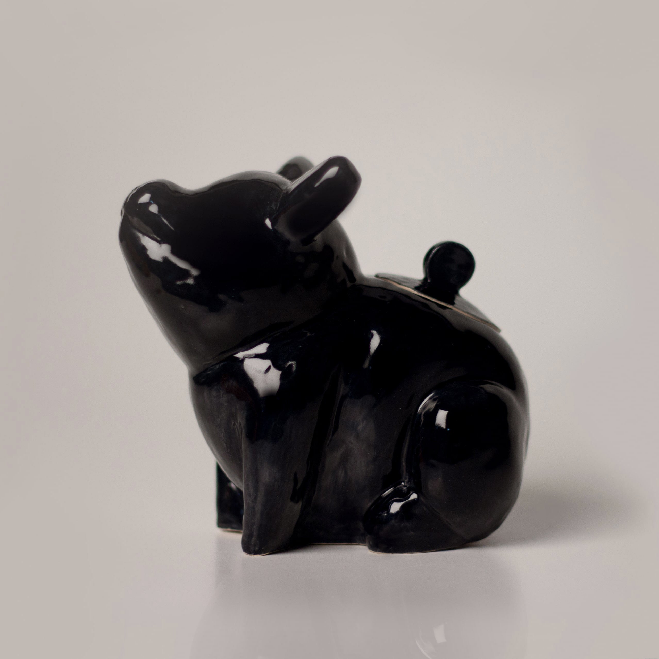 PIG TEAPOT • Stoneware Black